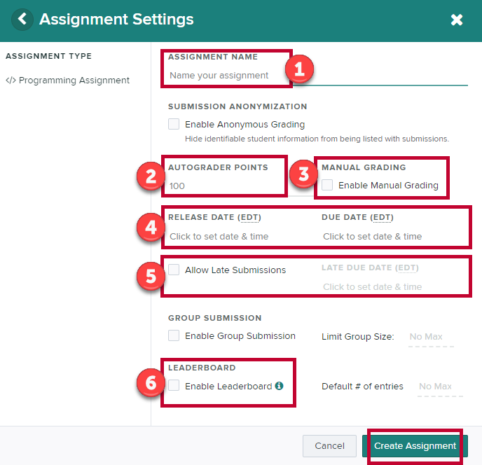 Gradescope Programming Assignments — CourseLink Documentation & Support