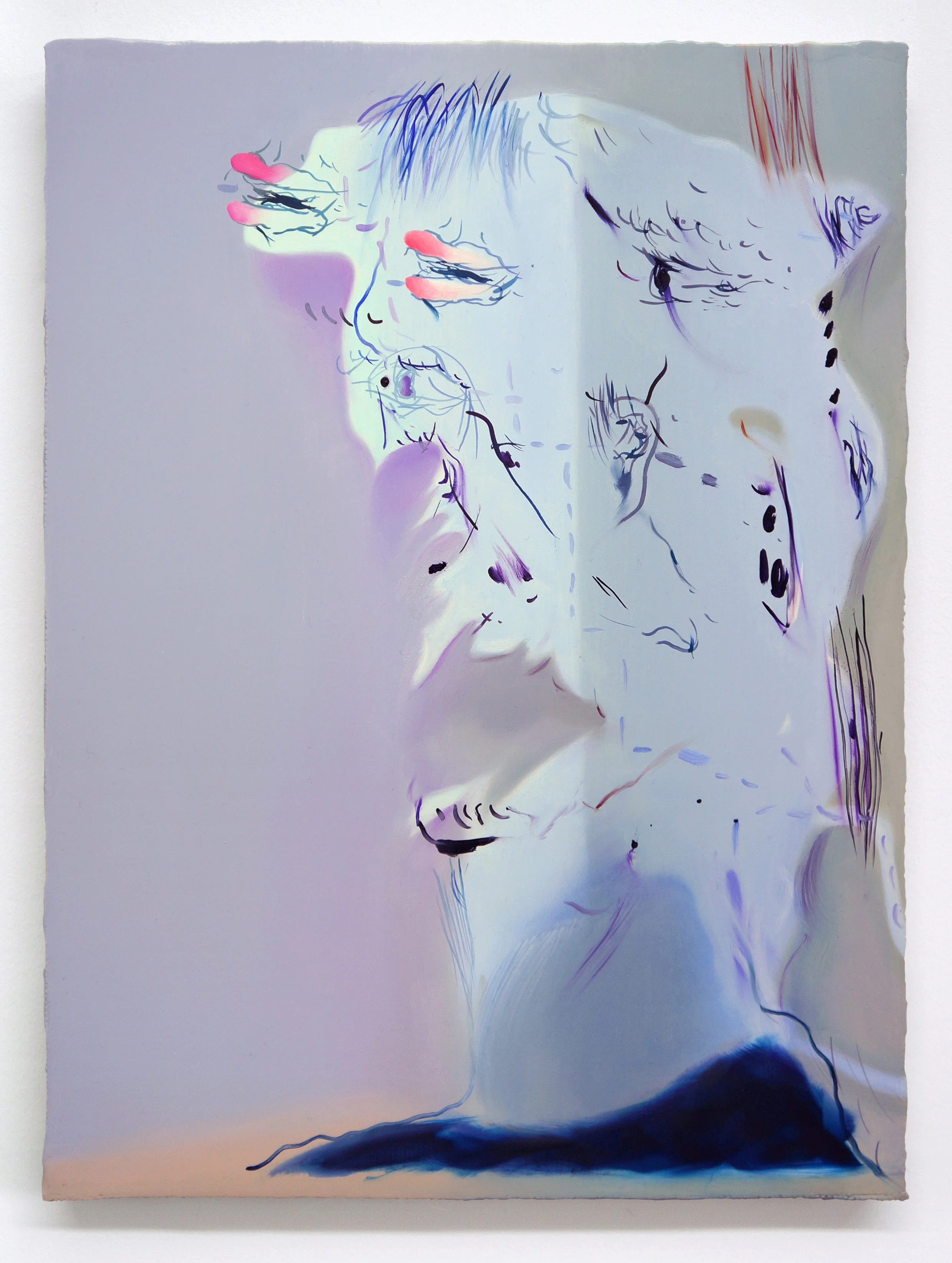 Knowing Nothing, 2016, oil on linen on panel, 40 x 30cm