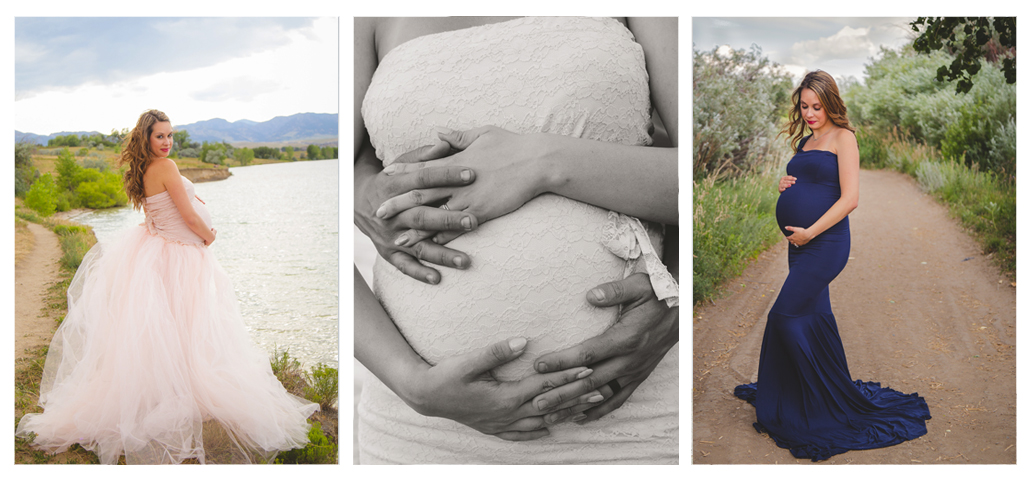 gorgeous nature maternity session