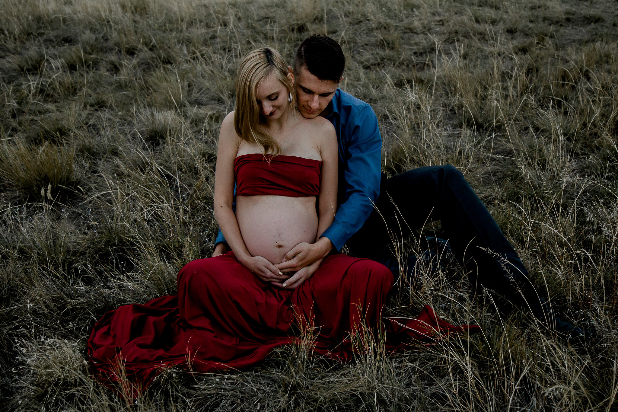 Romantic-Maternity-Field-Bare-Belly-sunset.jpg