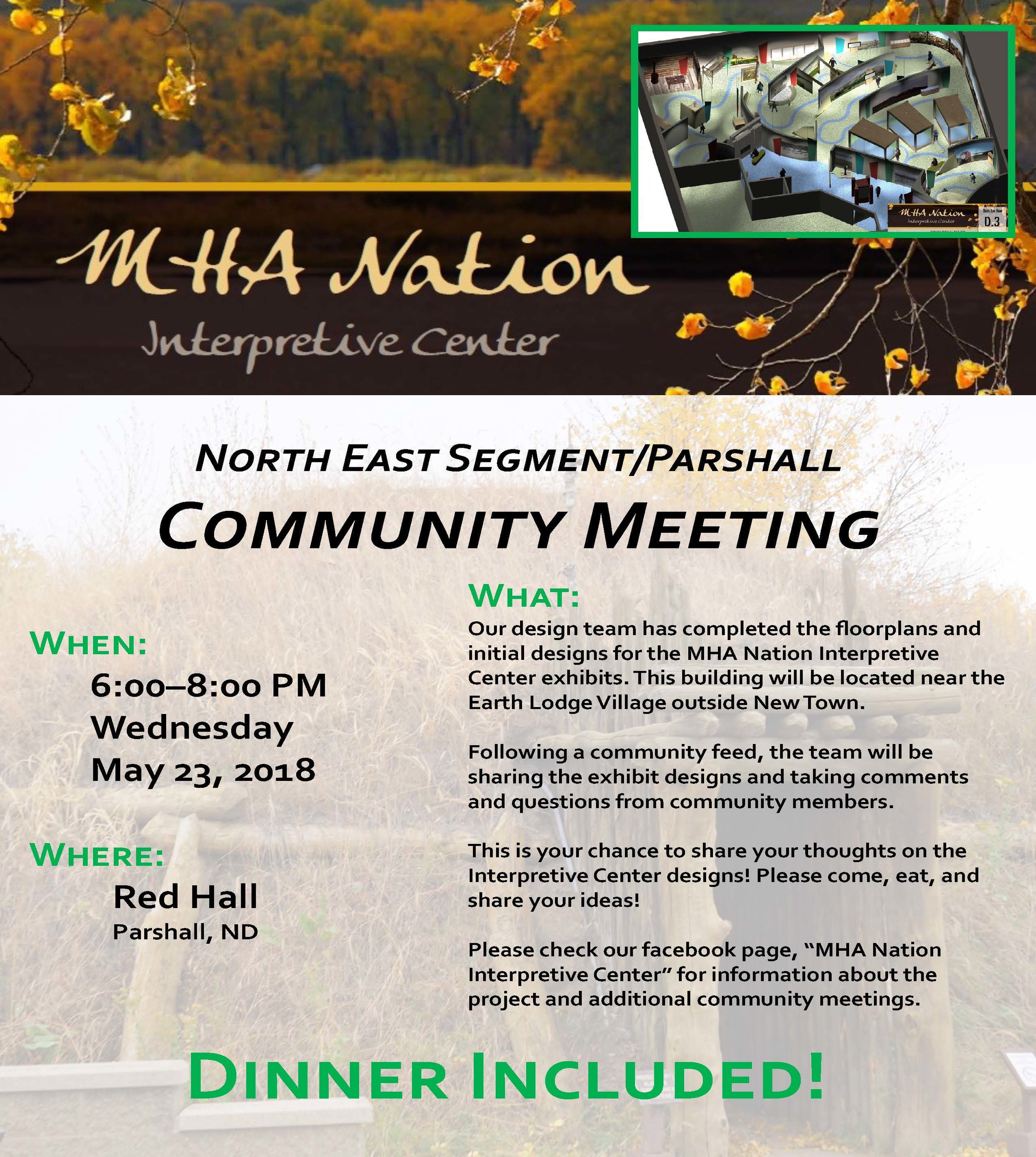 MHA Nation Interpretive Center North East Segment/Parshall Community Meeting