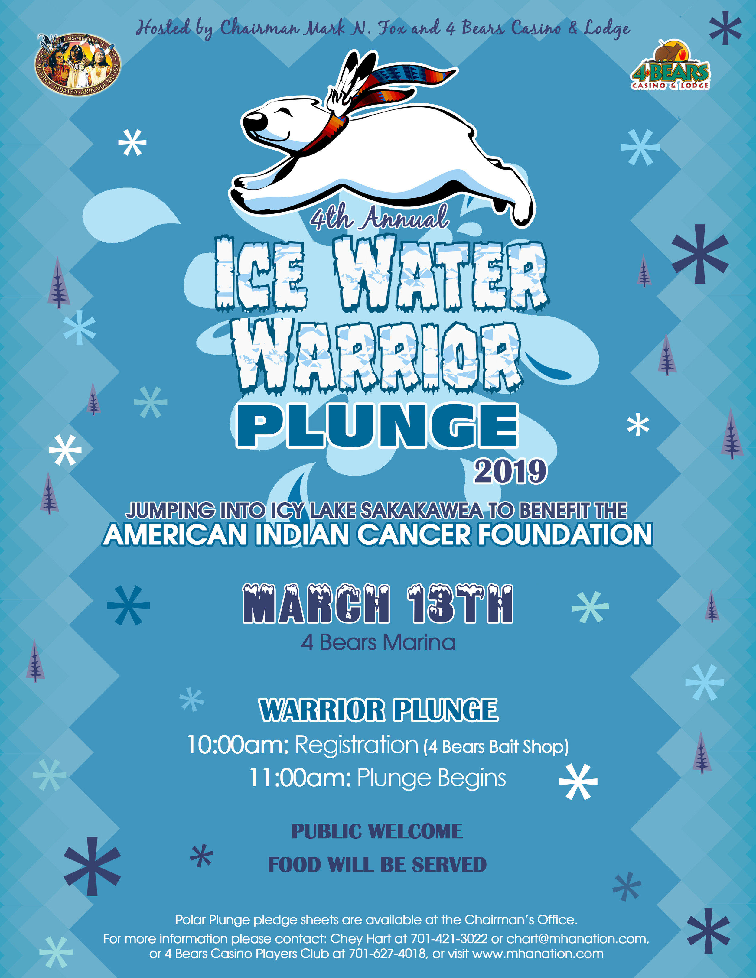 4th Annual Ice Water Warrior Plunge — MHA Nation