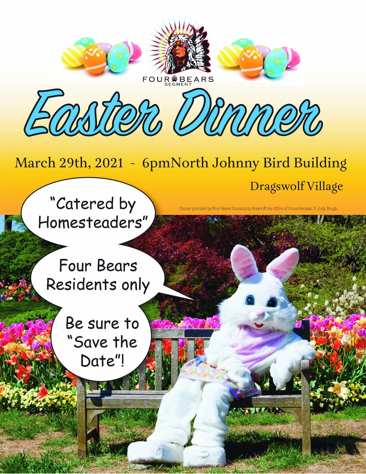 Four Bears Segment Easter Dinner