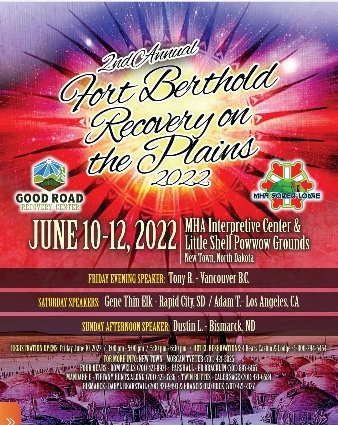 2nd Annual Fort Berthold Recovery on the Plains