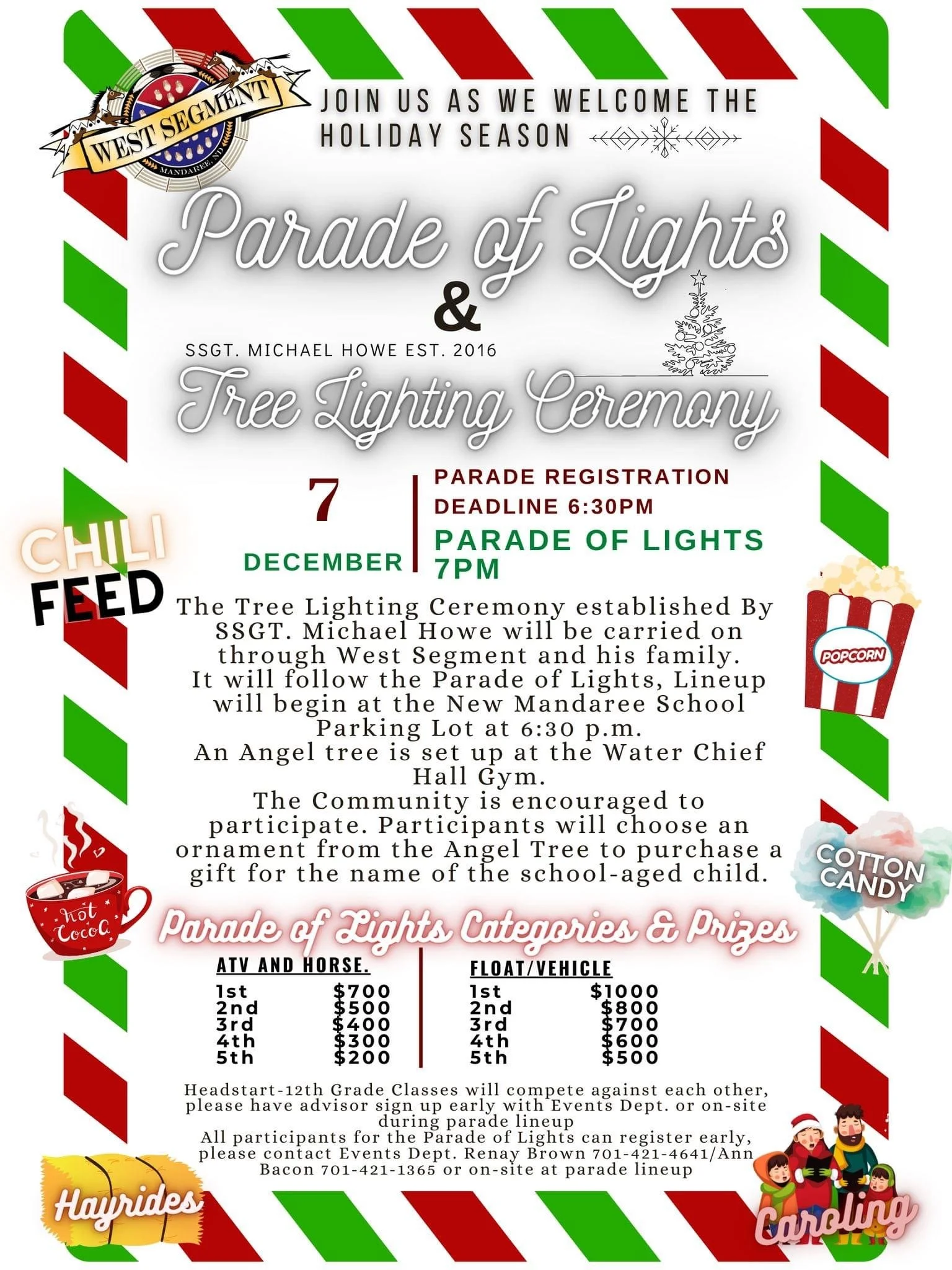 West Segment Parade of Lights & Tree Lighting Ceremony