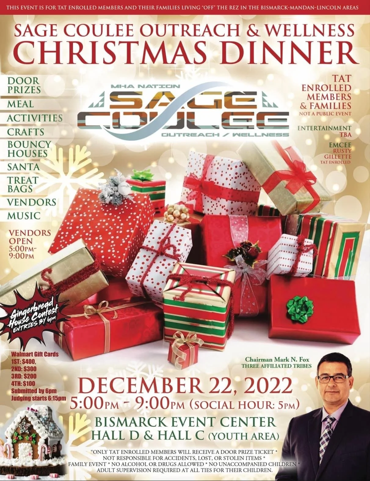 Sage Coulee Outreach & Wellness Christmas Dinner