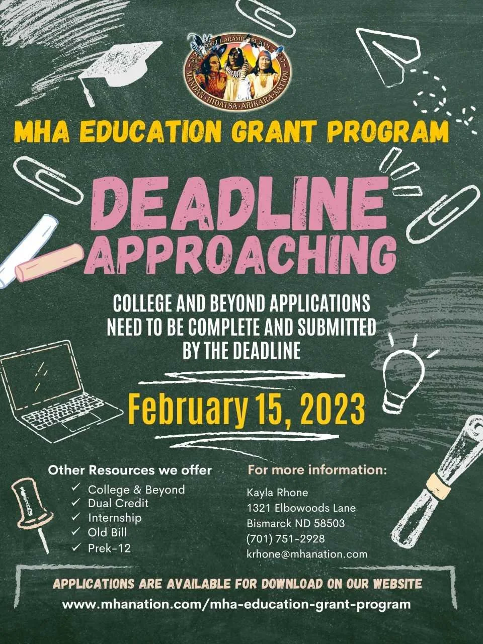 MHA Education Grant Program Deadline Approaching
