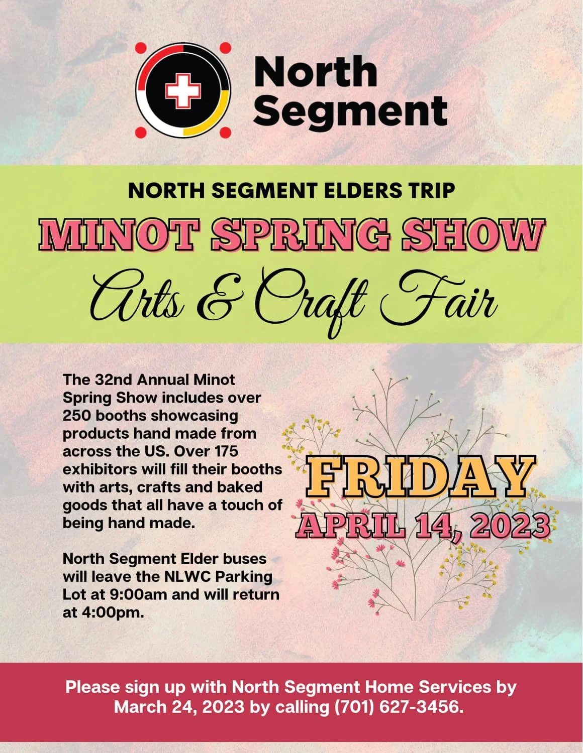 North Segment Elders Trip Minot Spring Show Arts & Craft Fair