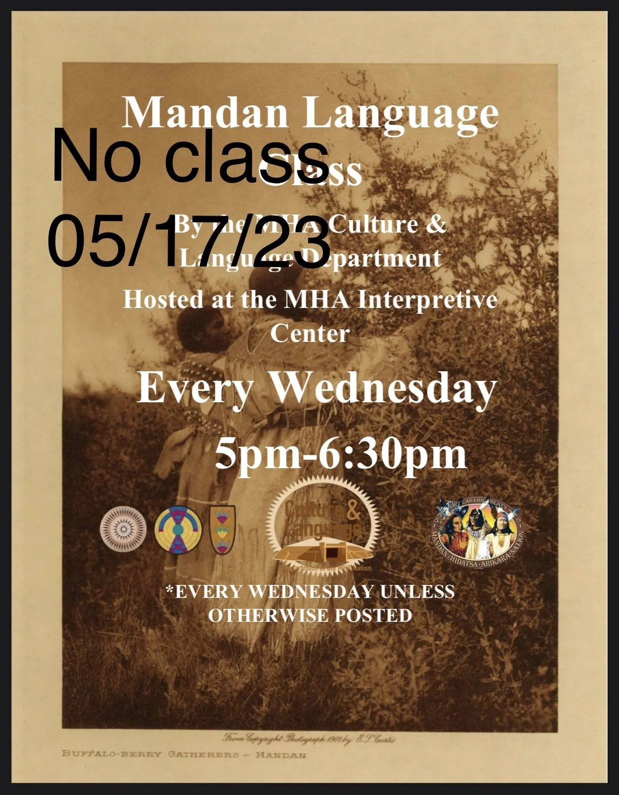 Mandan Language Class (Cancelled)