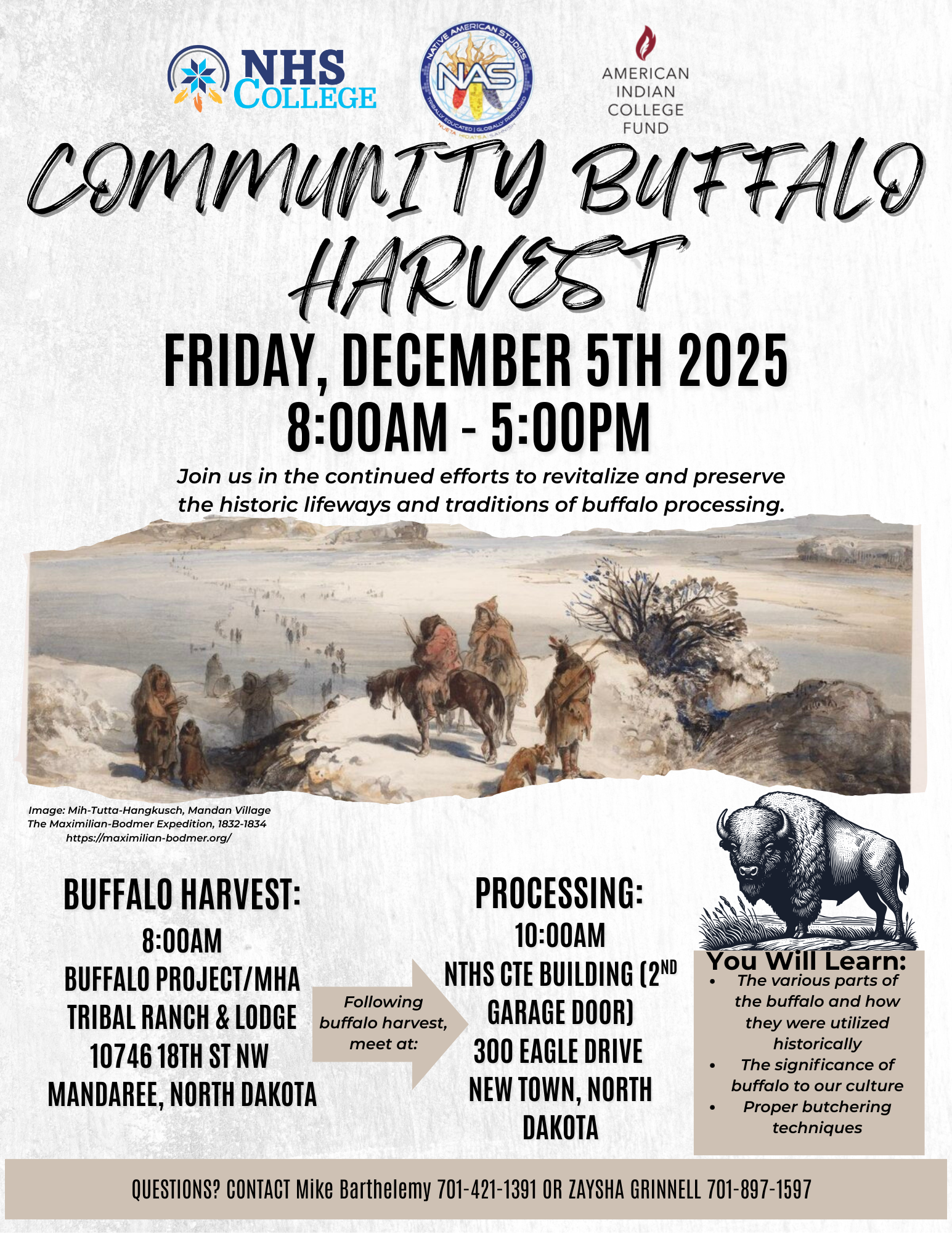 Commuity Buffalo Harvest