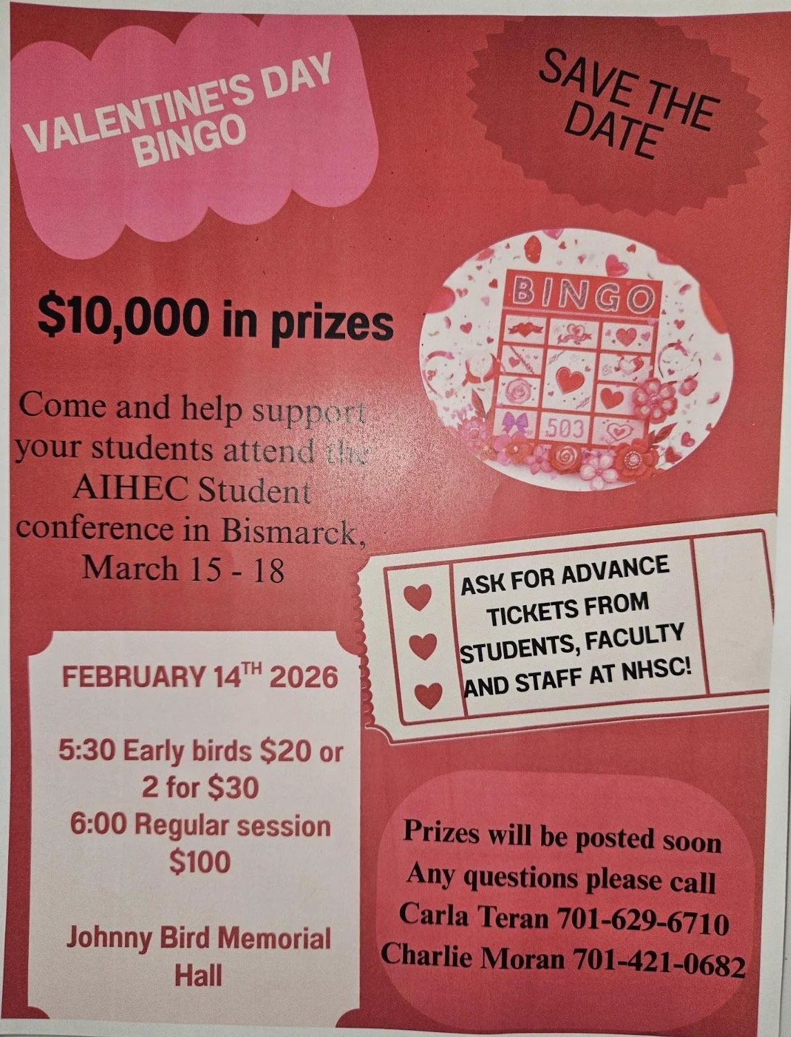 Valentine’s Day Bingo