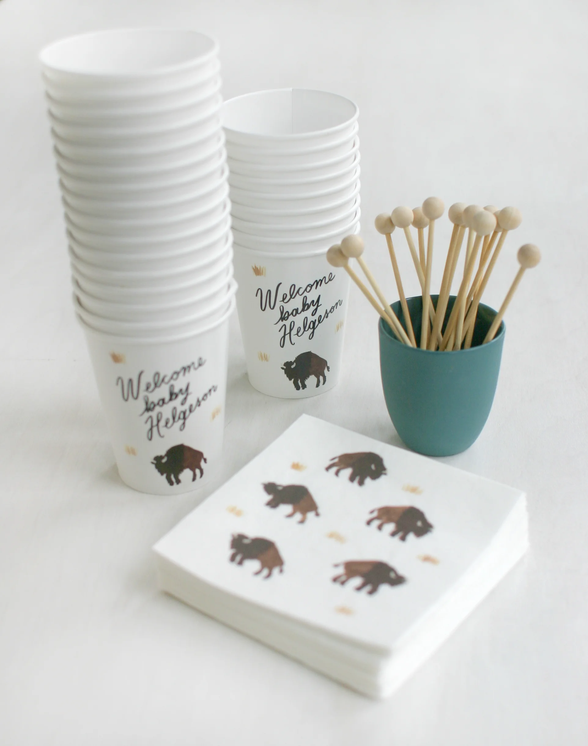 bison nursery decor