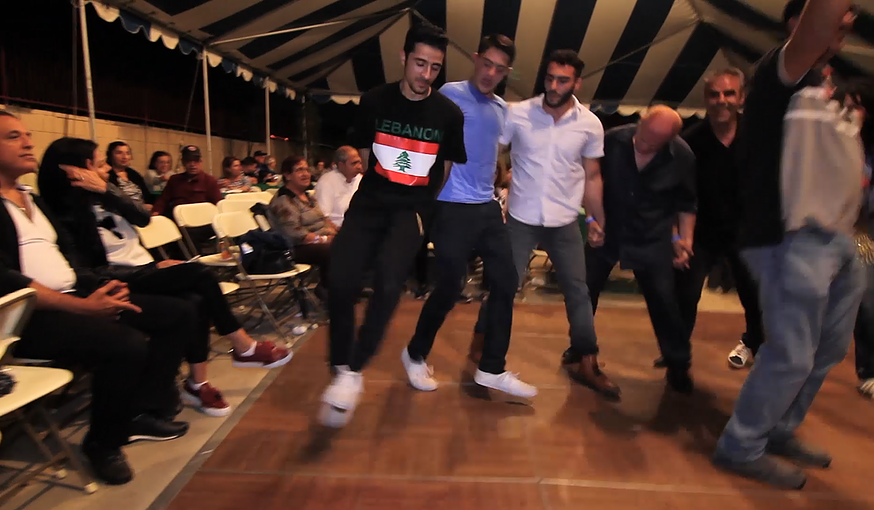 Still from Dabke, official selection for College Documentary.