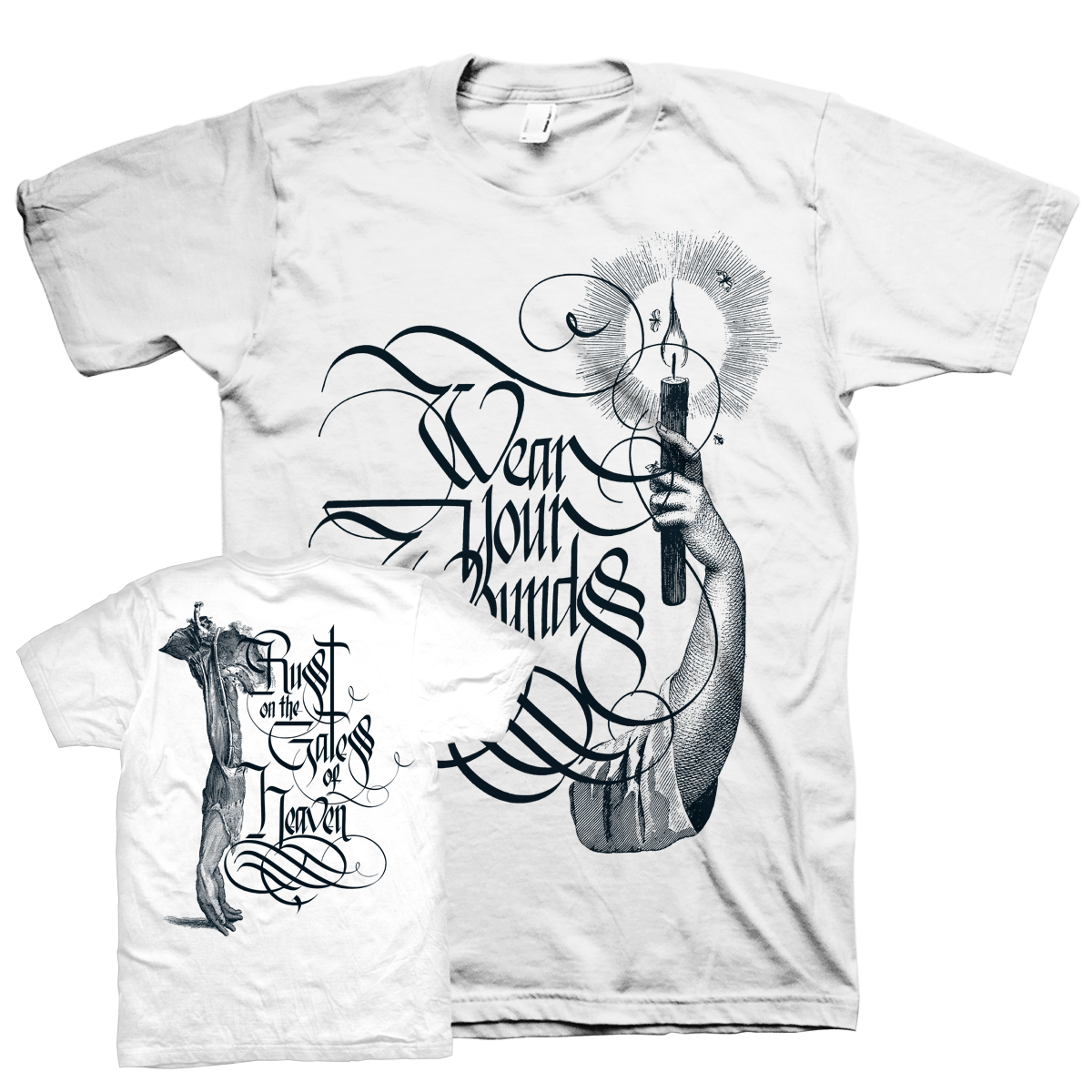 "Candle of Heaven" White T-Shirt