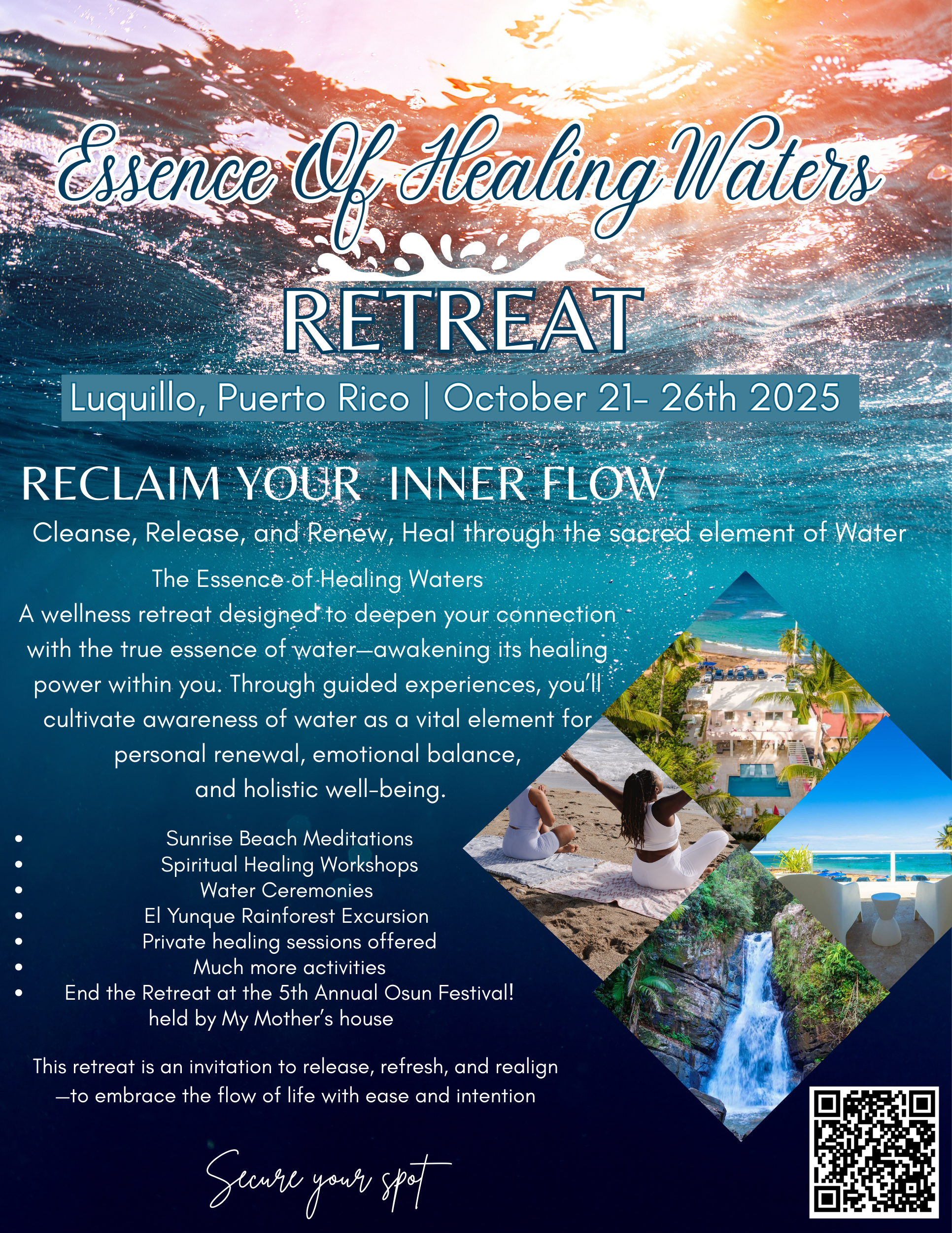 ESSENCE OF HEALING WATERS RETREAT