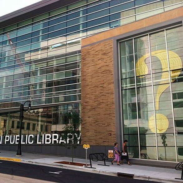 Looking back on an installation we completed 8 years ago this week for R&amp;R Studio&rsquo;s illuminated Question Mark sculpture for the Madison Public Library in Madison, WI. 

The sculpture is meant to provoke all kinds of questions that library p