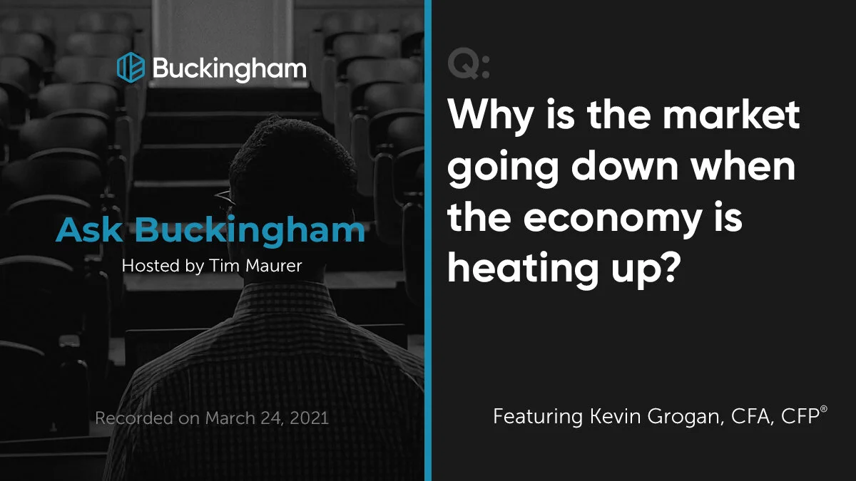 Why Is The Stock Market Going Down When The Economy Is Heating Up?