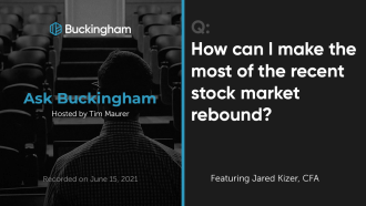 How Can I Make the Most of the Recent Stock Market Rebound?