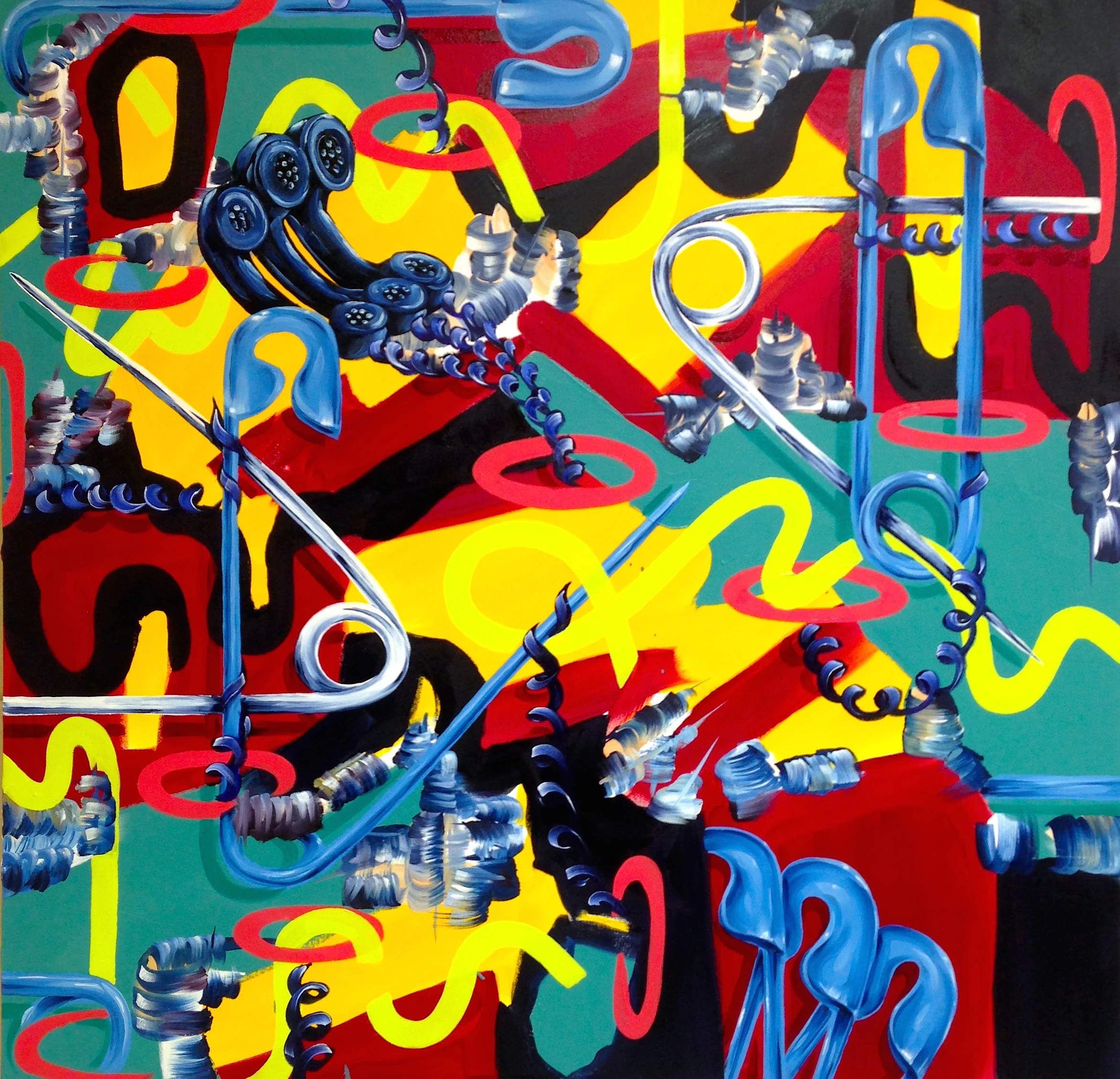 "1980" 48"x 48" Oil on Canvas 2015 