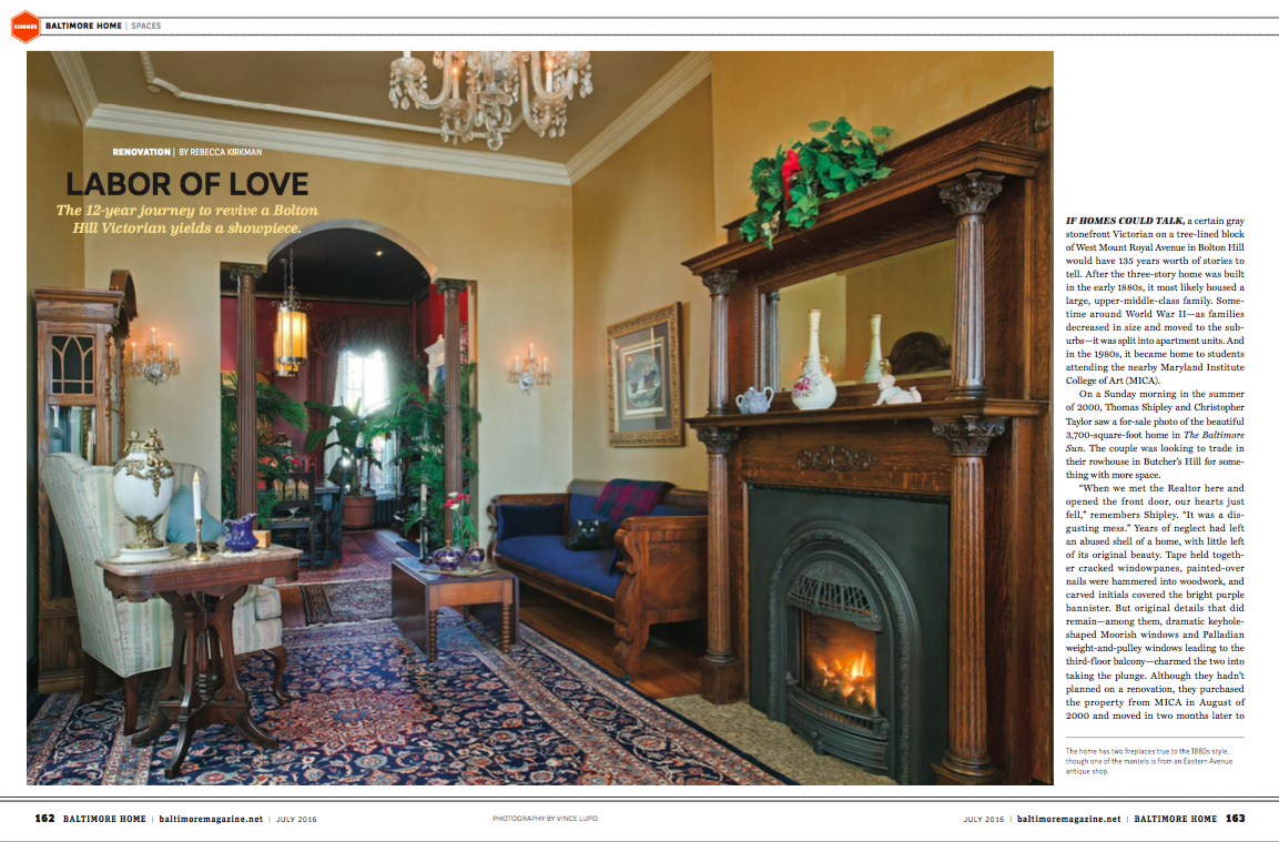 Baltimore magazine | July 2016
