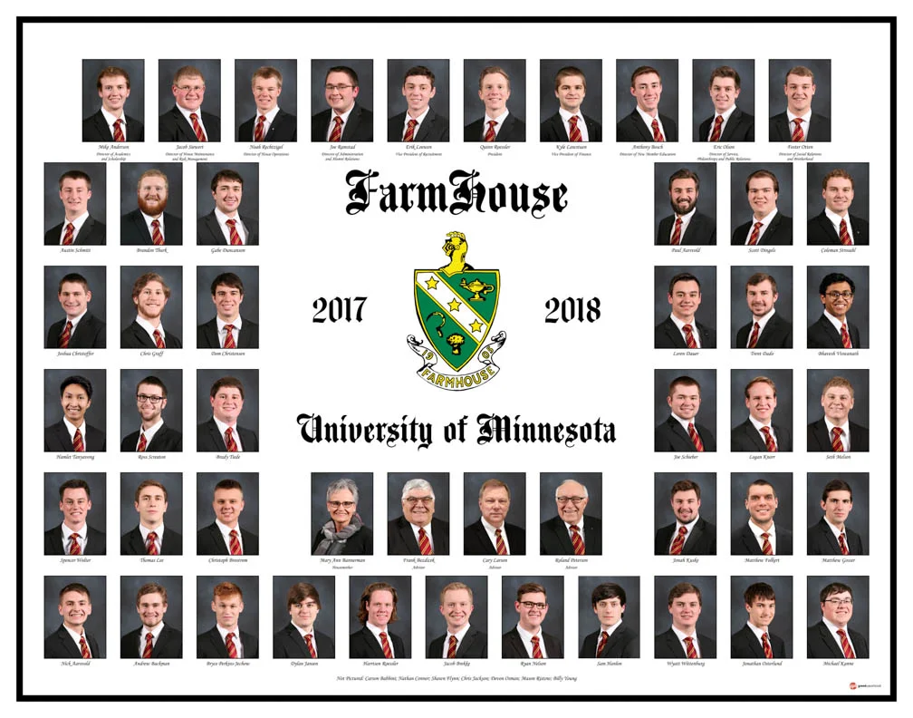 2017 2018 Minnesota Farmhouse Fraternity
