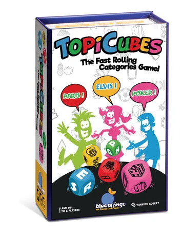 Topicubes Directions Trouble Board Game Logo