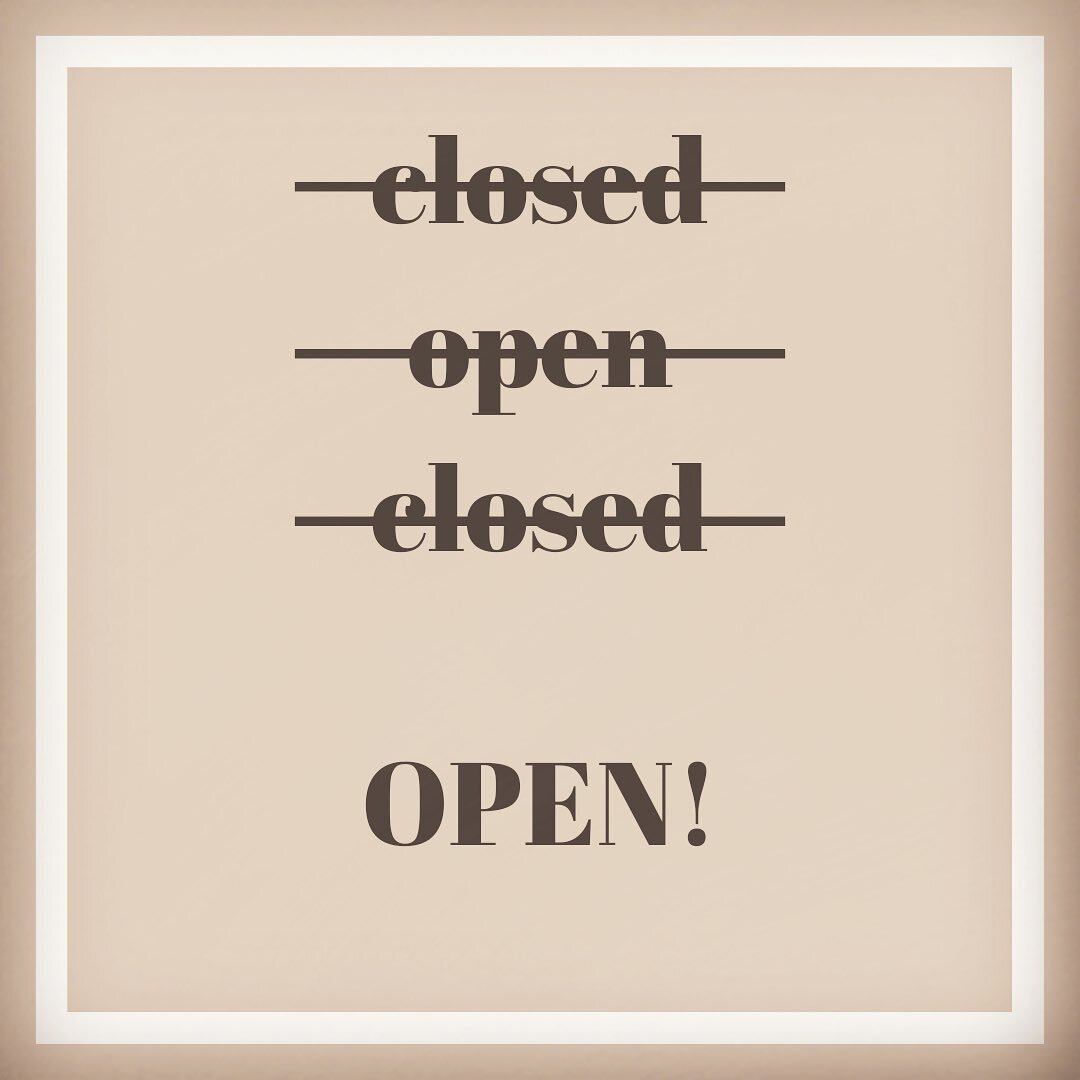 I don&rsquo;t even know what to say except, finally! We are open again 🙌🏽 
.
.
.
.
.
#healyourbody #itsqi #acupressure #massage