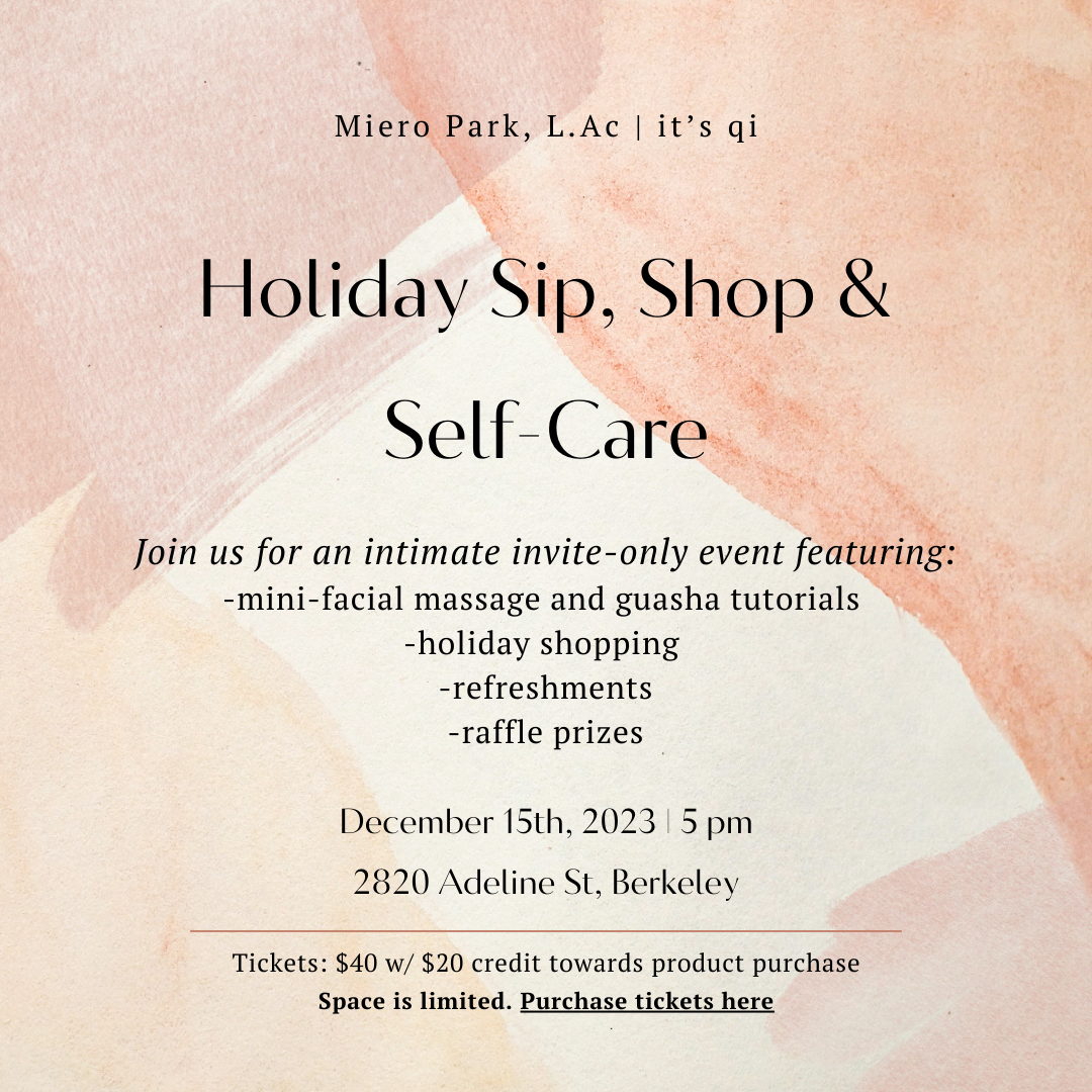 holiday sip, shop and self-care!