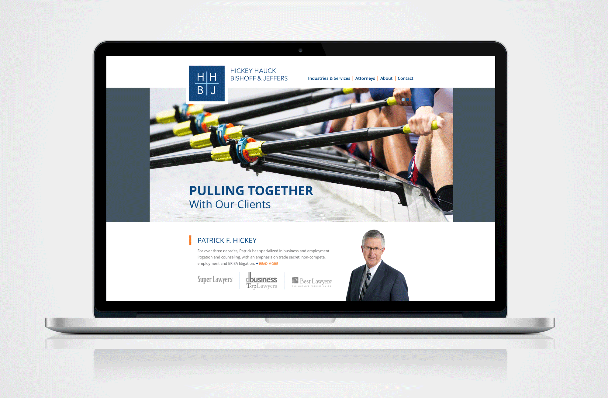 Law Firm Website Design - HHBJ