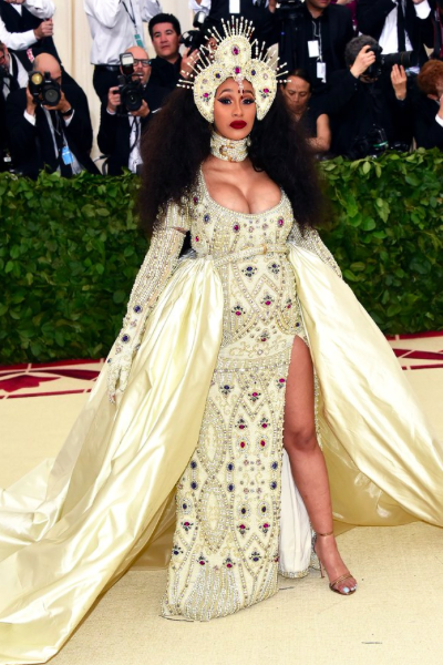 Cardi B in Moschino