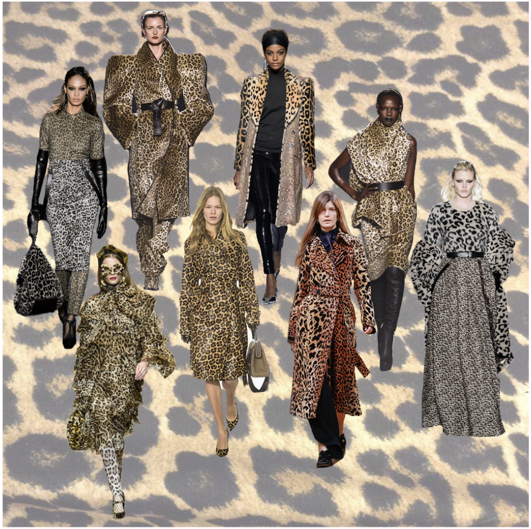 Top Left Clockwise: MaxMara, Gareth Pugh, Tom Ford, Gareth Pugh, MaxMara, Dolce & Gabbana, Michael Kors, Victoria Beckham