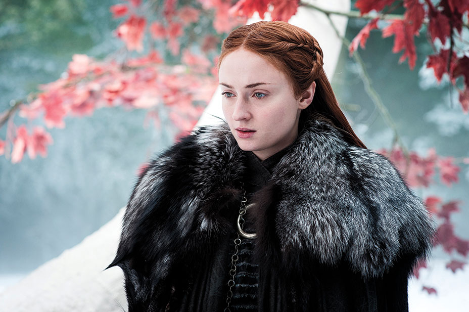 Sansa Stark who is played by Sophie Turner