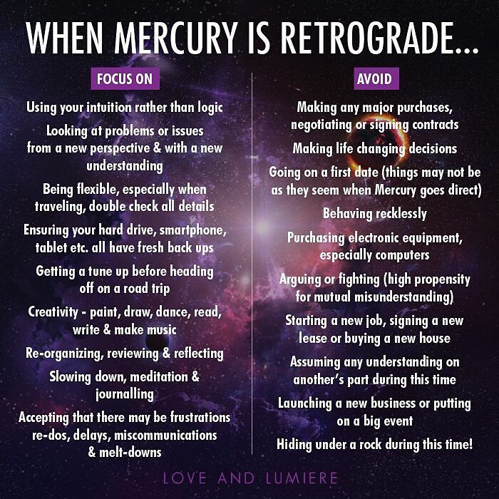 It's Not You, It's Mercury Retrograde — The Lexington Line