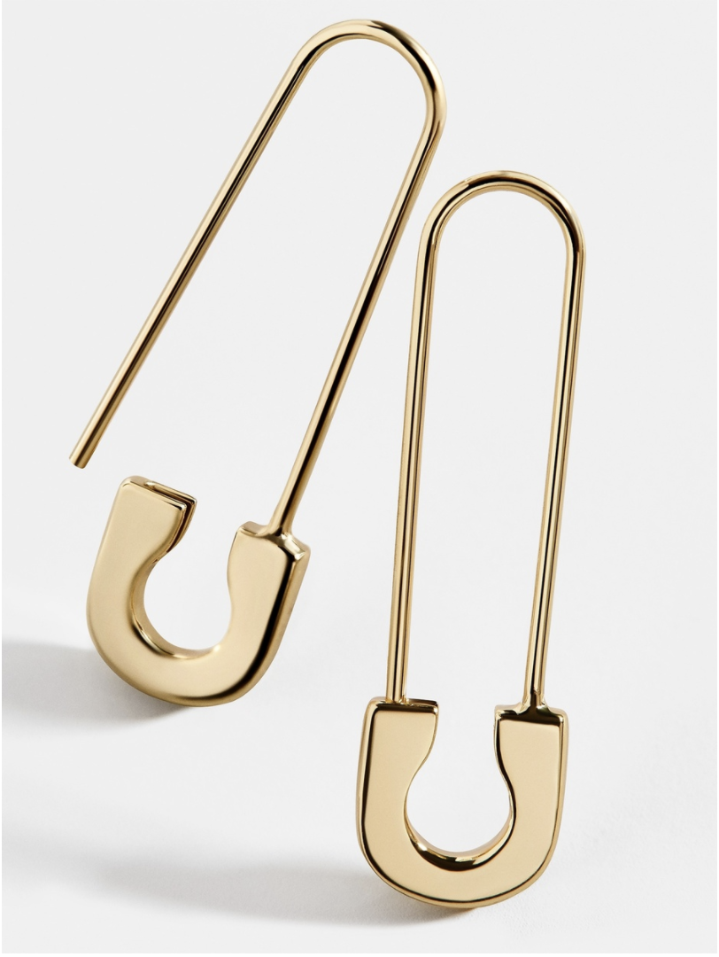 Safety Pin Earrings $54