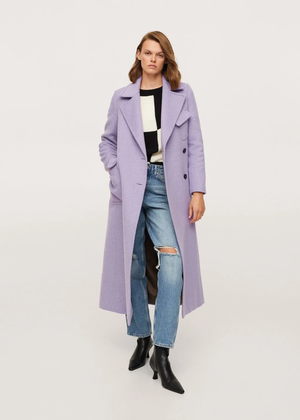 Mango lilac coat Clearance