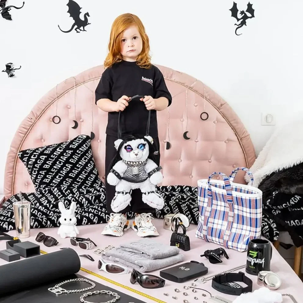Response to Balenciaga Ad Campaign Featuring Kids with BDSM-like Accessories