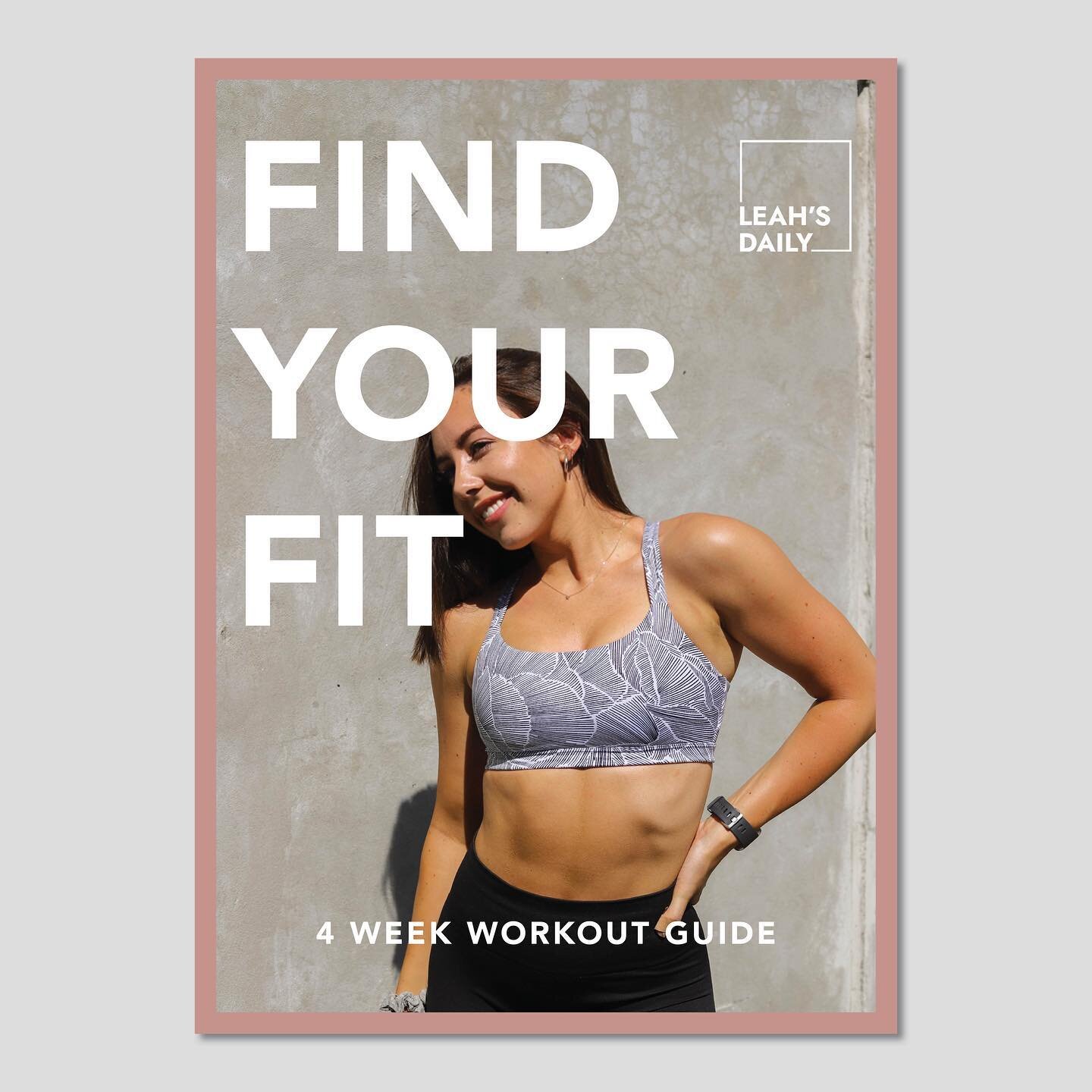 eBook created for @leahs.daily! A 4-week workout guide, put together in 29 pages optimized for digital use
