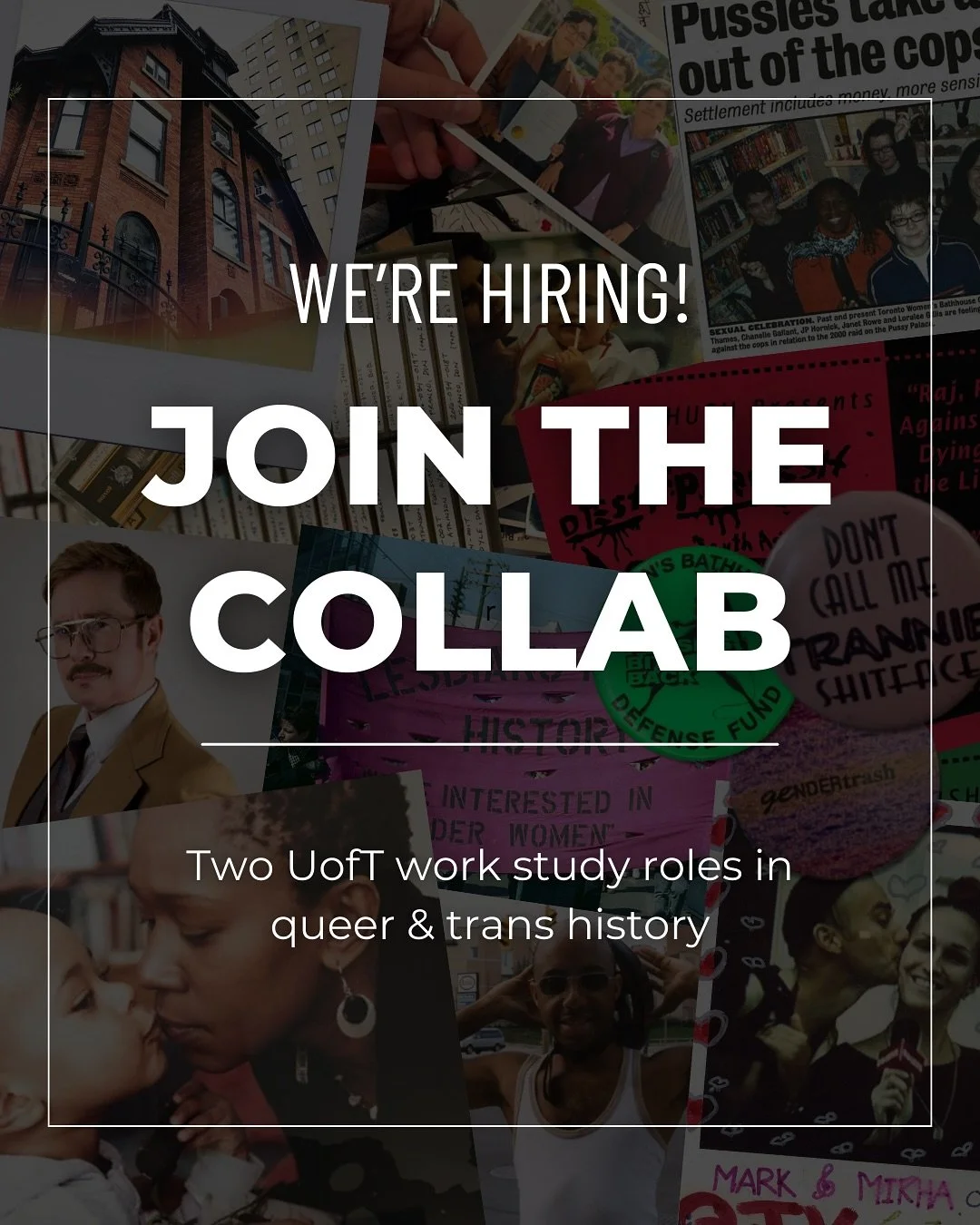 ✊📚 Love queer and trans history? Want to turn your skills into action?

The LGBTQ Oral History Digital Collaboratory is looking for TWO new UofT work study students:

📌 Social Media Manager (CLNx Job ID# 252726)
Craft bold posts, spotlight our oral