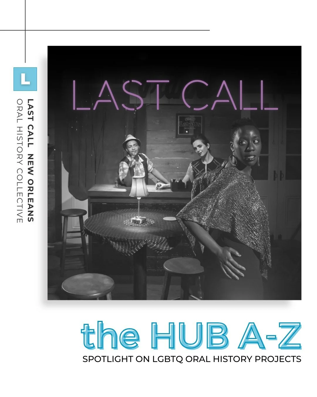 L is for&hellip; Last Call New Orleans 🍻❤️🔥

Last Call New Orleans is a collective of Trans and queer artists and archivists, formed in response to the closing of the city&rsquo;s last remaining dyke bar.

The collective brings stories to life thro