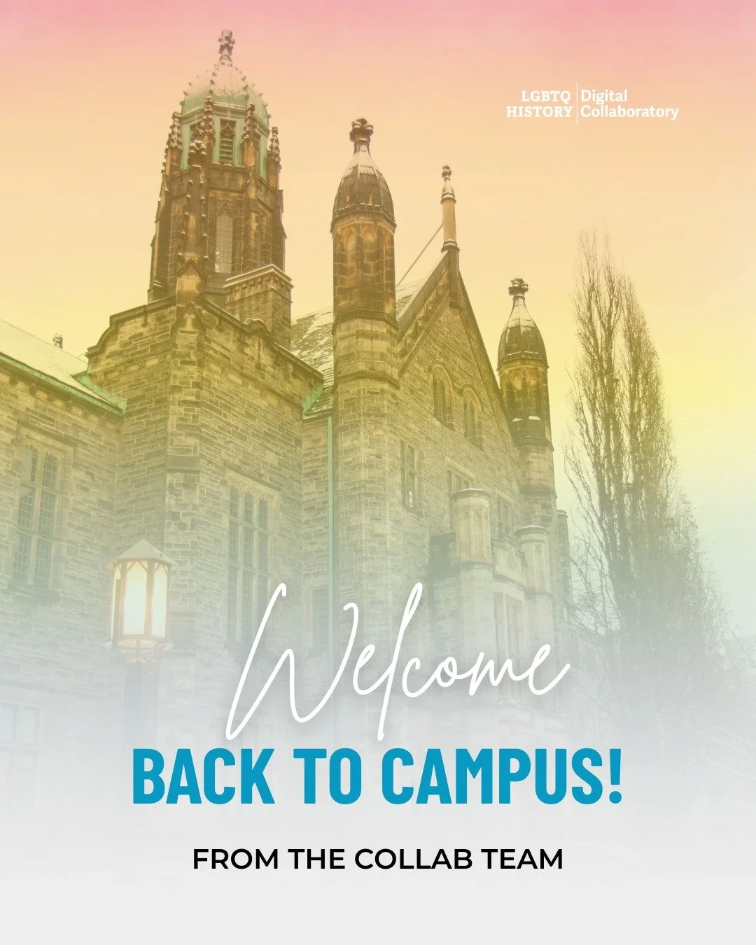 Welcome back to campus, @uoft students! 🎒✨

As a new term begins, the #Collab is excited to be back on campus and we're especially looking foward to the next steps of our new project on #dragking histories! More to come soon 👀✨

We want to remind y