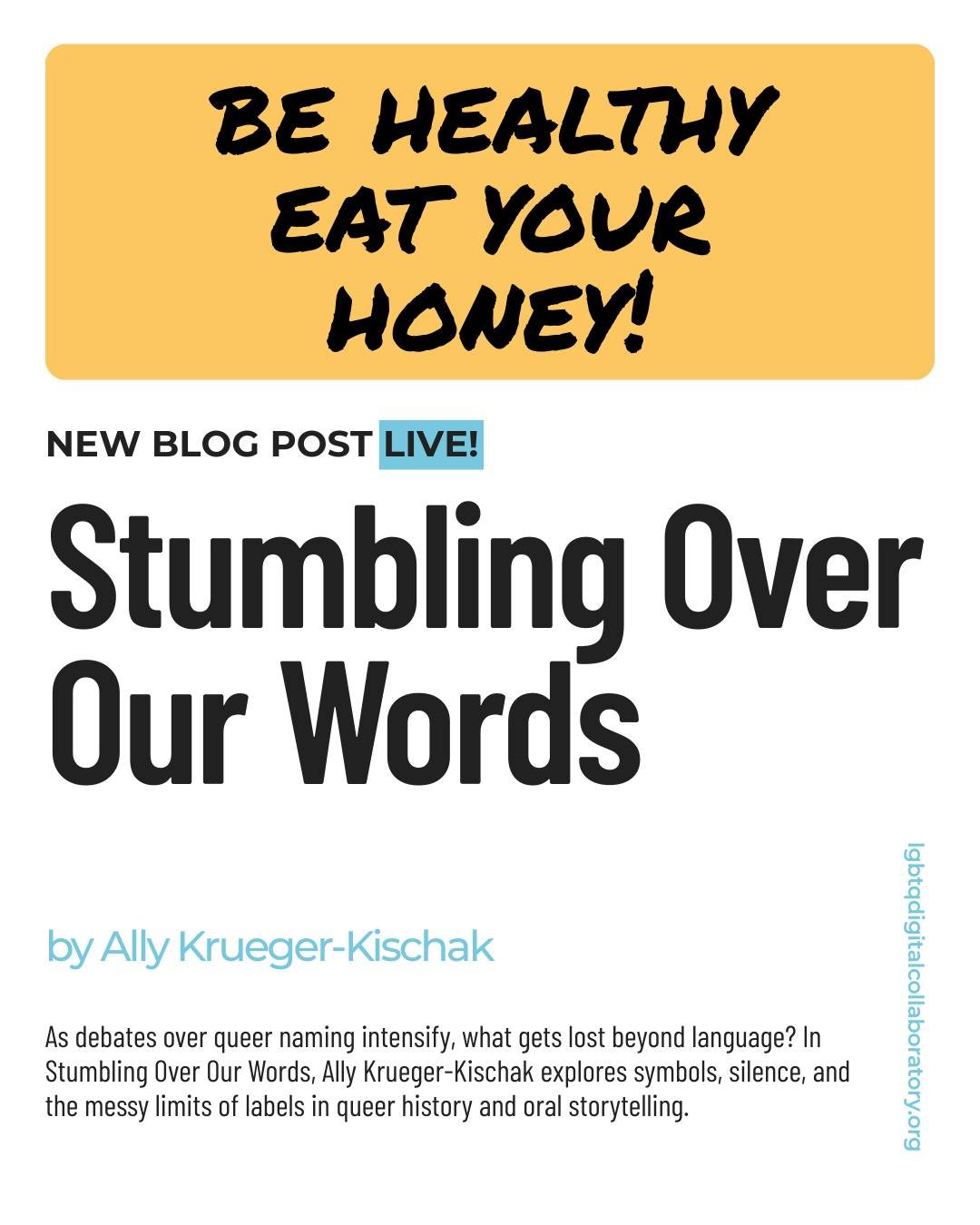 🚨 NEW BLOG POST

When language fails, symbols speak.
Read "Stumbling Over Our Words" &mdash; link in bio.

#QueerHistory #TransHistory #QueerResistance #BeyondLabels #QueerSymbols #PublicHistory