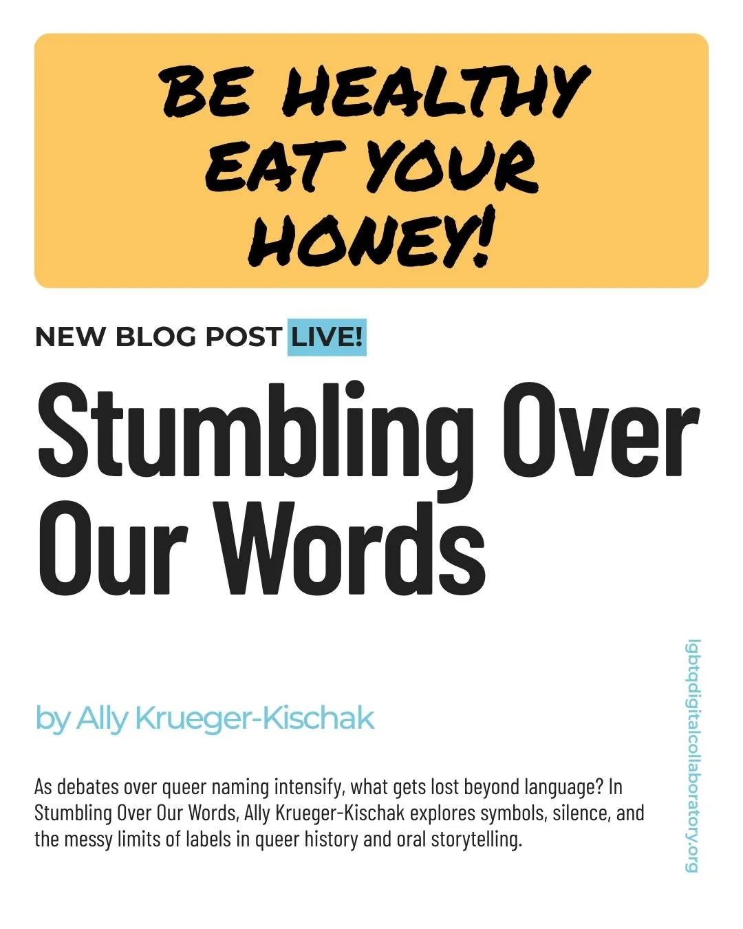 🚨 NEW BLOG POST

When language fails, symbols speak.
Read "Stumbling Over Our Words" &mdash; link in bio.

#QueerHistory #TransHistory #QueerResistance #BeyondLabels #QueerSymbols #PublicHistory