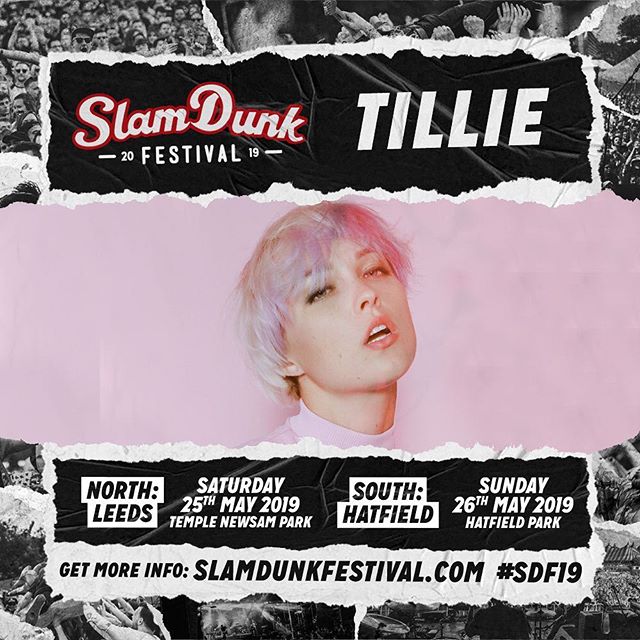 uk!! ya girl is playing @slamdunkmusic - so damn excited ✨  tix available now at http://slamdunkfestival.com #sdf19