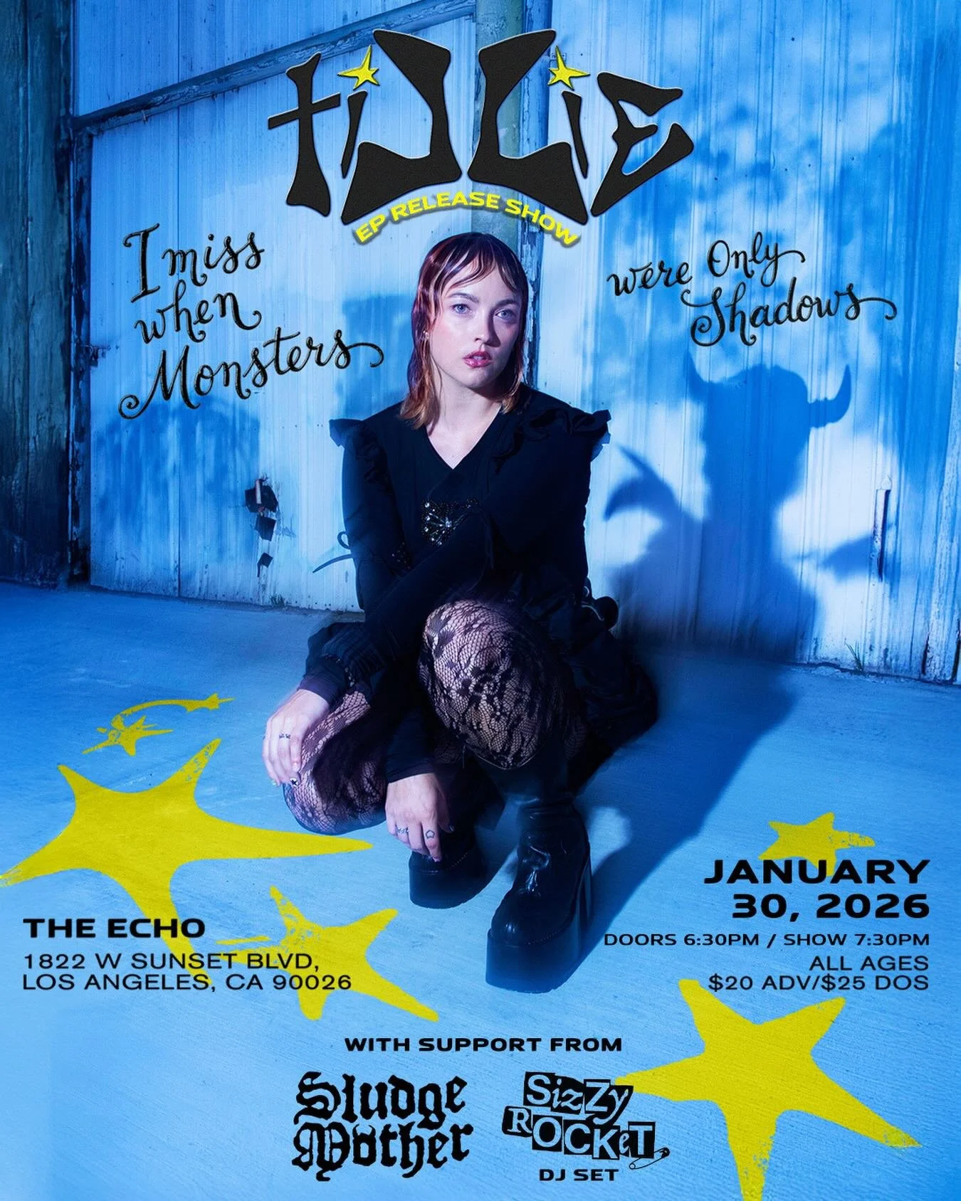 wake up babe support just dropped with a set from @ursludgemommy and a dj set by one of my oldest friends @sizzyrocket sooo basically this is becoming a house party with the homies don&rsquo;t miss out 

tix: whoistillie.com/tour