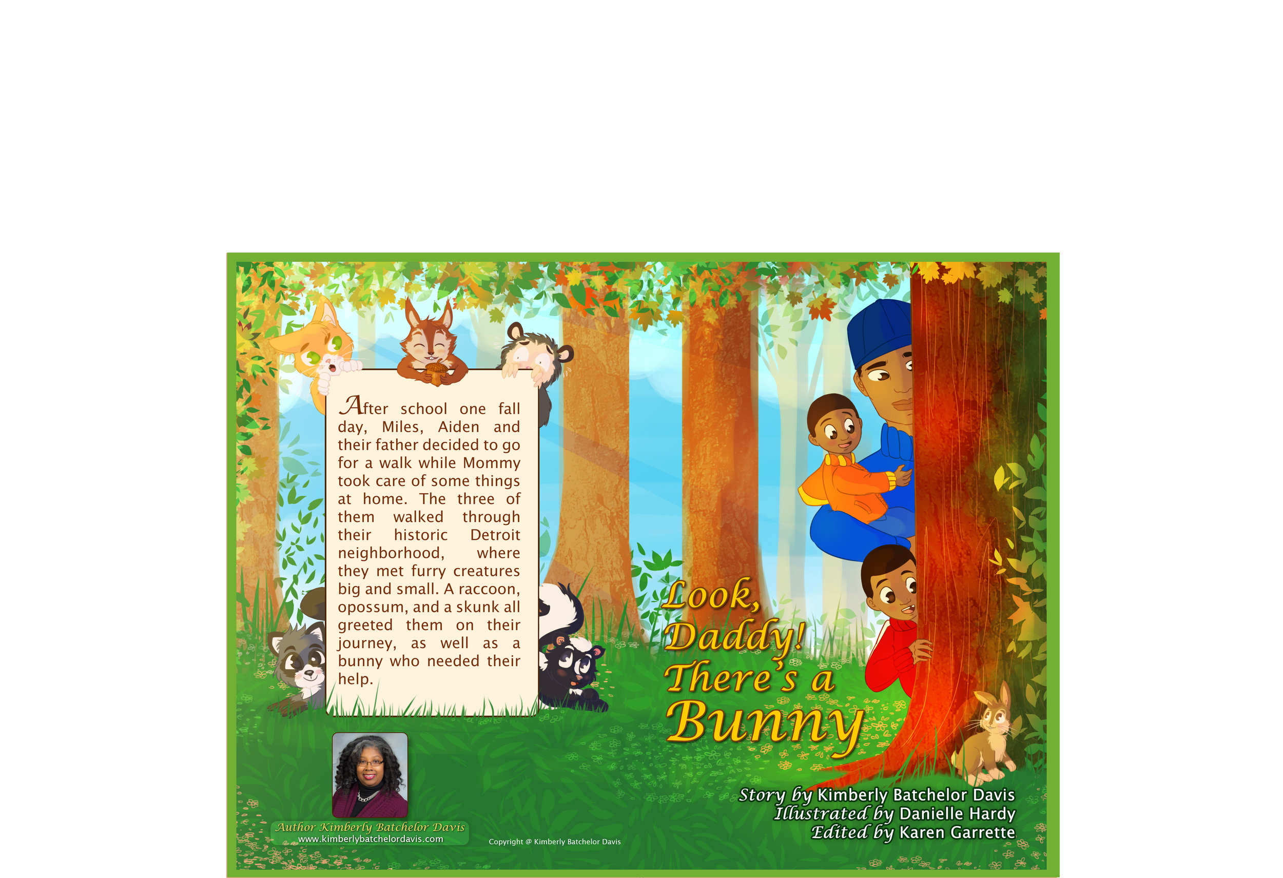 Look, Daddy. There's a Bunny