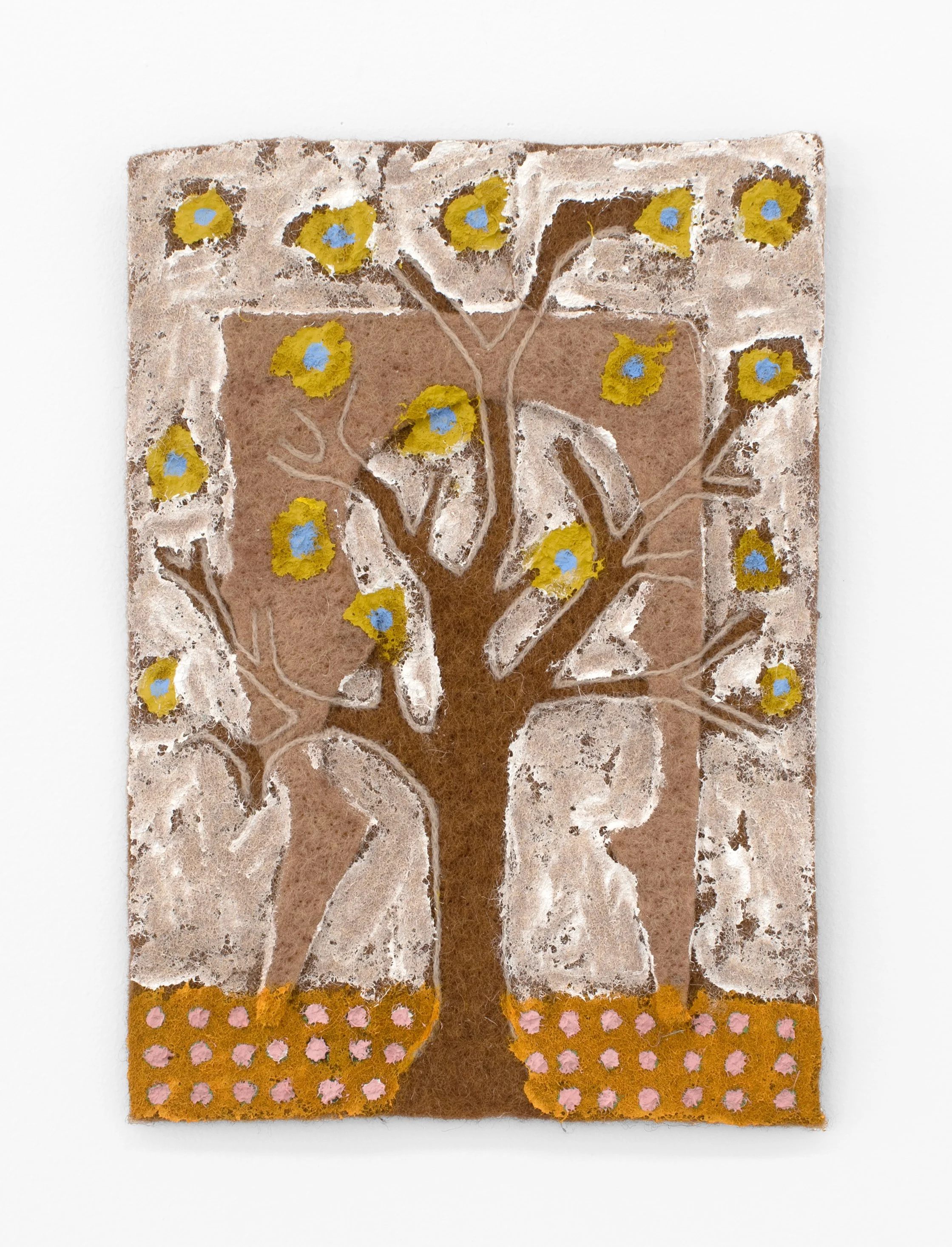 Doof, Acrylic on wool felt, 28cm x 20cm, 2024.jpg