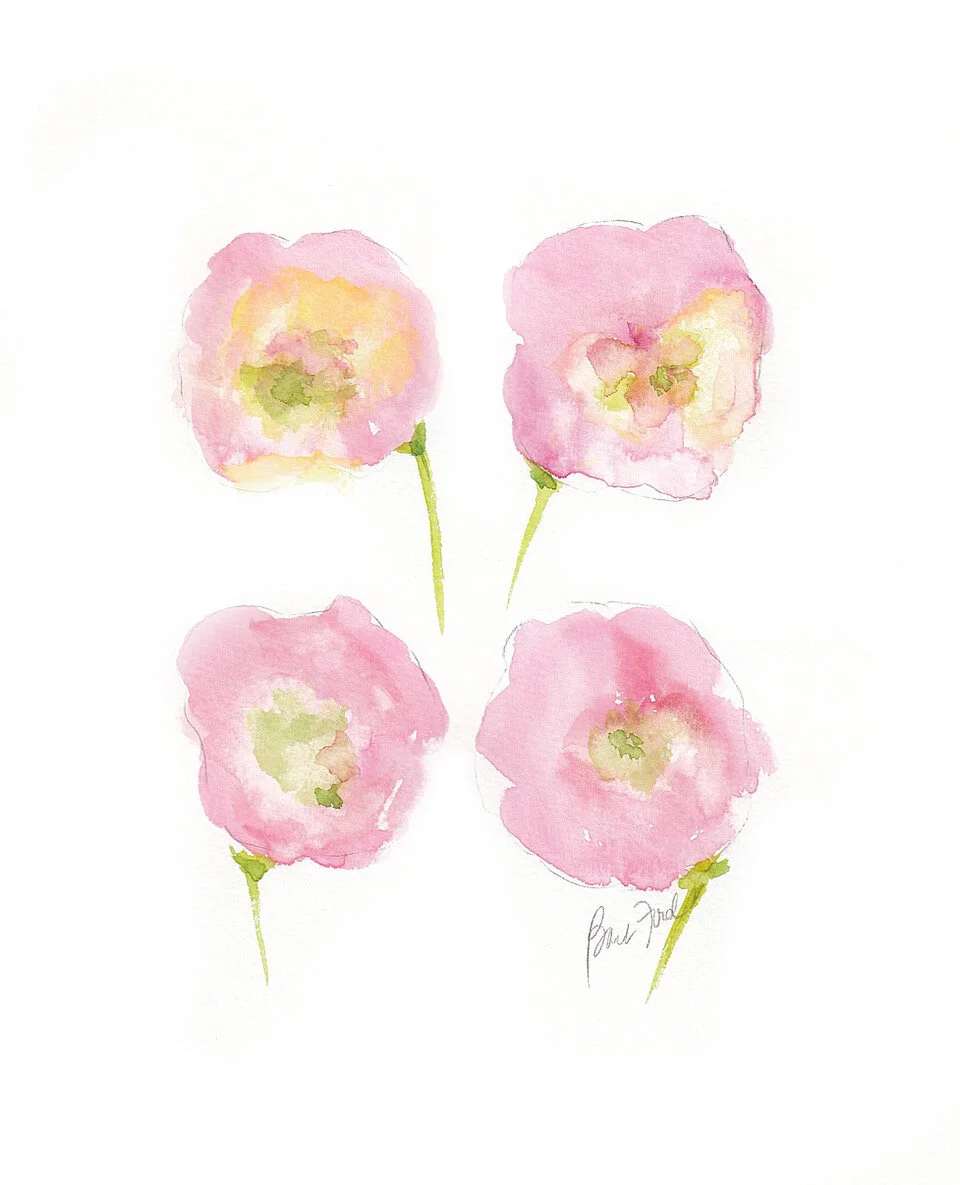 Peonies (Portrait)