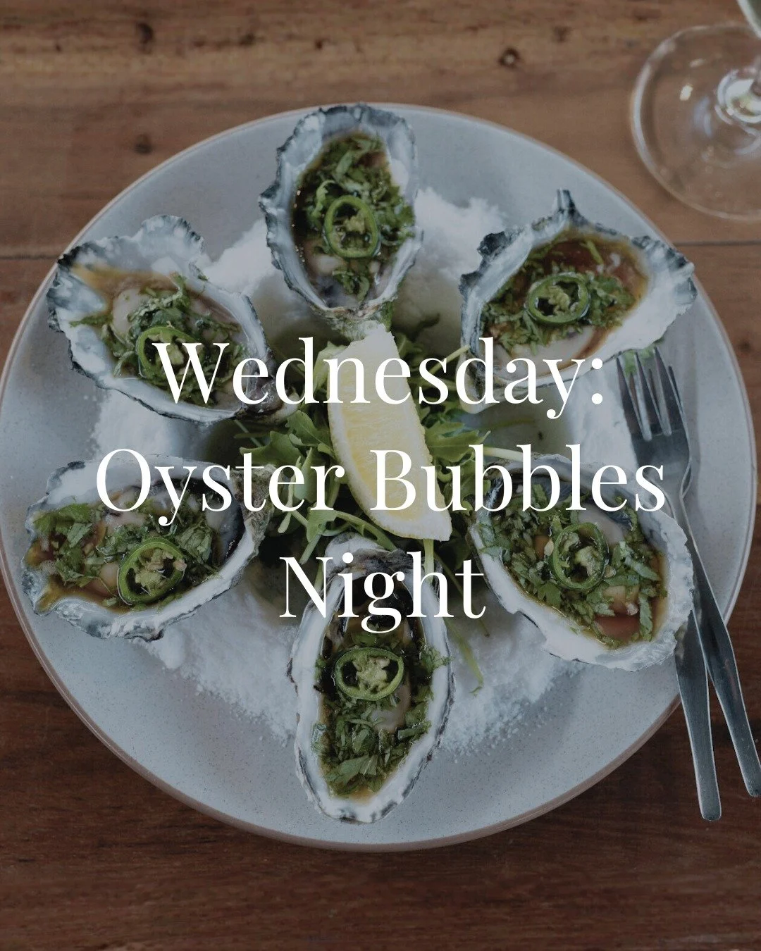 Wednesday Night Oyster Deal! 🥂

- 1/2 dozen oysters + 1 free glass of bubbles 
- 1 dozen oysters + 2 free glasses of bubbles 

See you Wednesday from 5:30pm!

Bookings recommended. 

View our website for more info.

📍 Whalers Restaurant, Exmouth WA