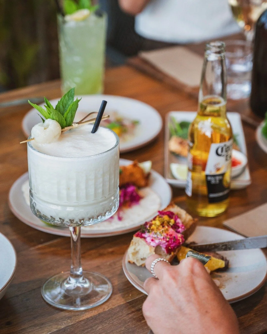 Cold drinks, ocean breeze, good company.

Our cocktails are made for easy afternoons and even better sunsets. 🌅