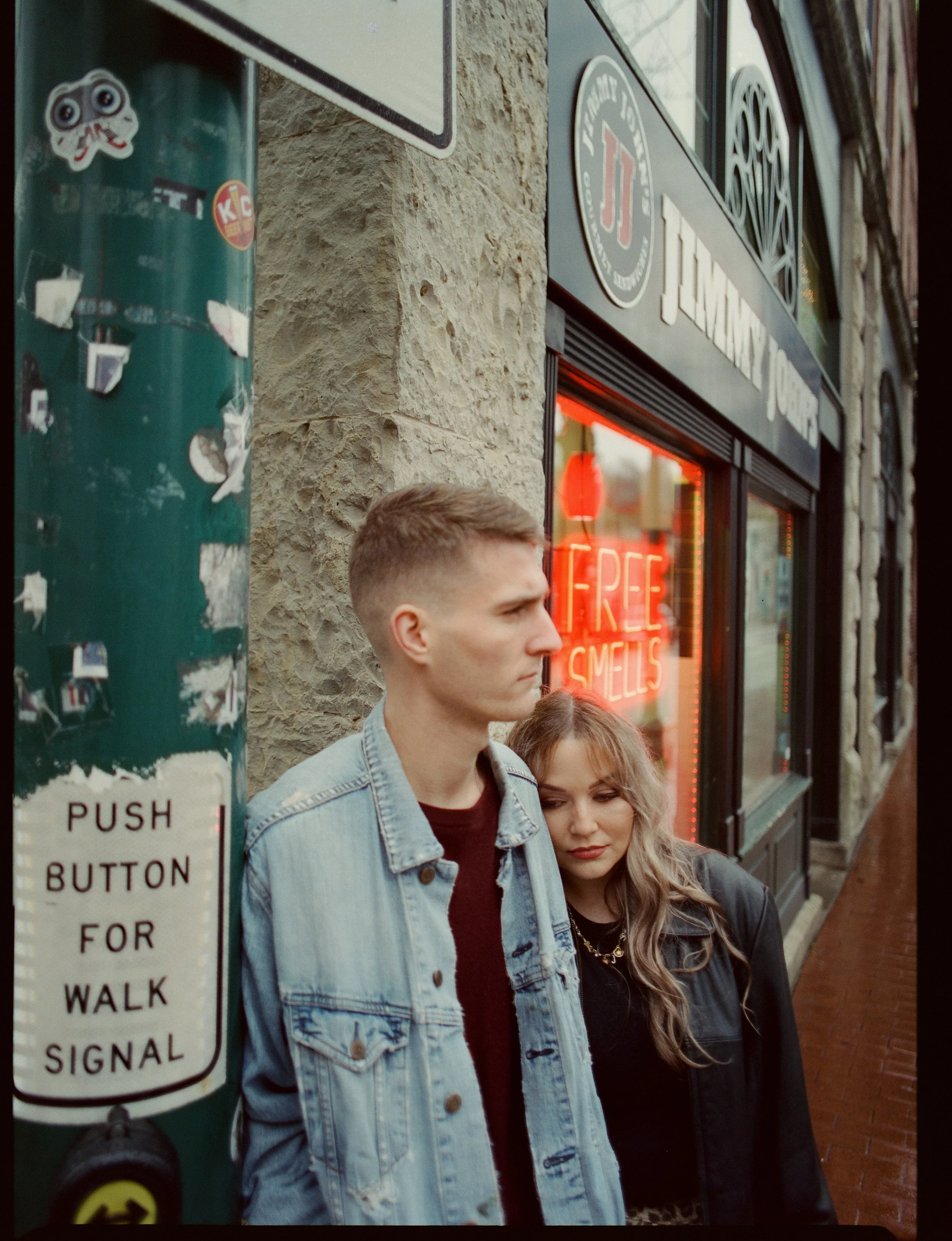 medium format 120 film couples session charleston wv west virginia dakota burns photography